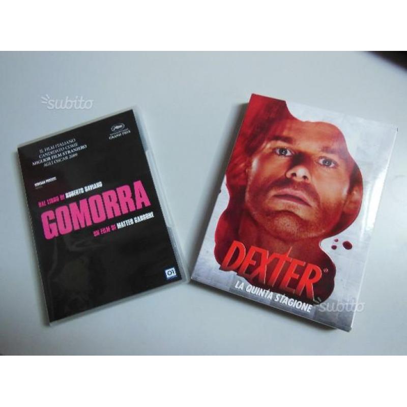 Dexter 5 stagione + gomorra dvd