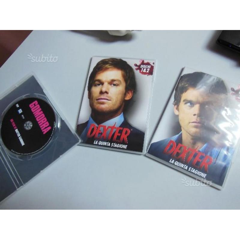 Dexter 5 stagione + gomorra dvd