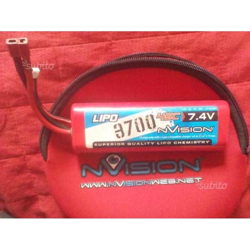 Batteria Lipo Nvision 3700mAh 7,4 V