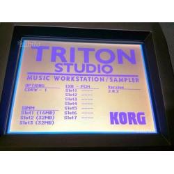 Korg Triton Studio 76,HD,Ram,Trolley,Extra