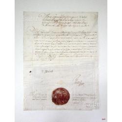 SAVOIA: Raro e Antico Documento Autografo 1675