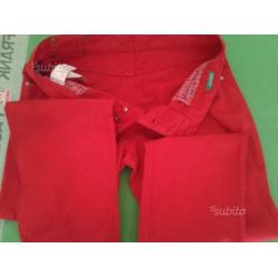 Pantalone Rosso Benetton - tg. US36