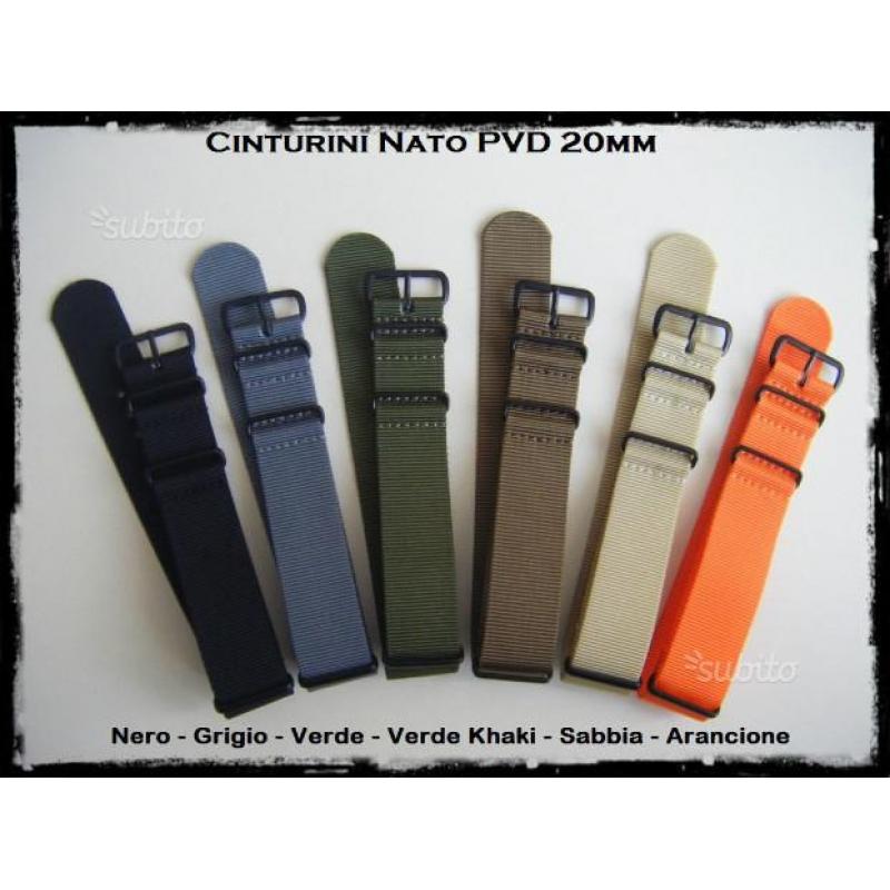 Cinturini NATO G10 PVD: 18-20-22mm