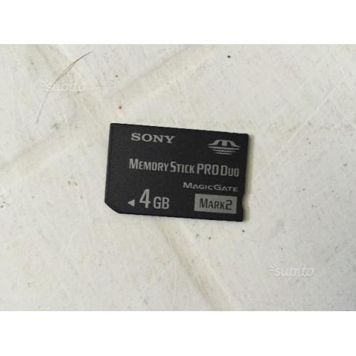 Memory Stick per Sony PSP 4GB ORIGINALE
