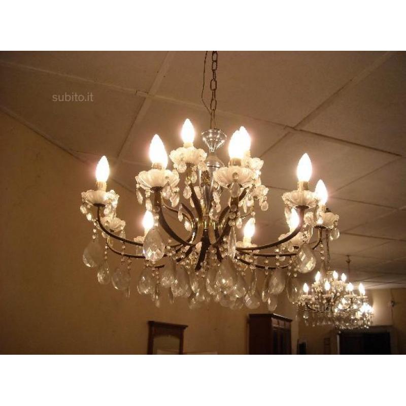 Lampadari classicia candelabro in vetro